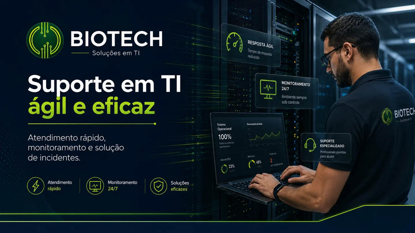 Suporte em TI ágil e eficaz